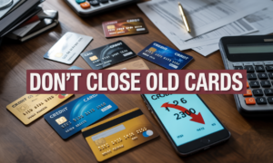 Why Closing Old Credit Cards Could Destroy Your Score