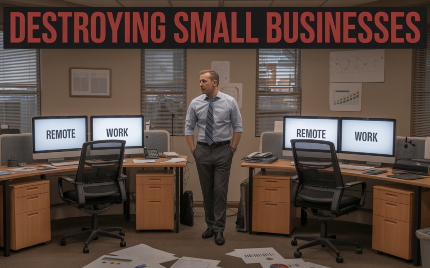 Why Remote Work Is Secretly Destroying Small Businesses
