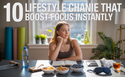 10 Lifestyle Changes That Boost Focus Instantly